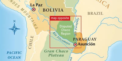 Mapa do rio Paraguai